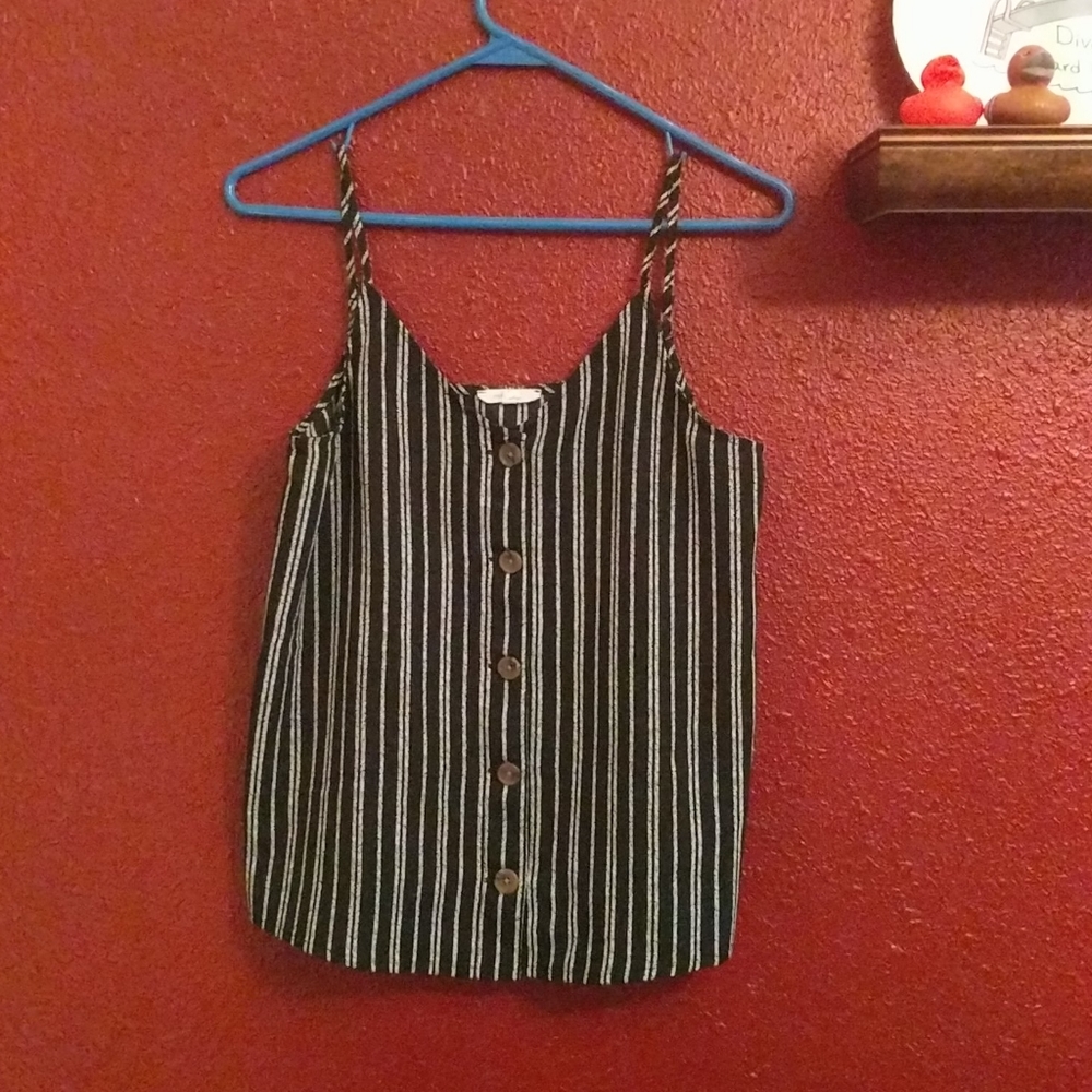Button up tank top